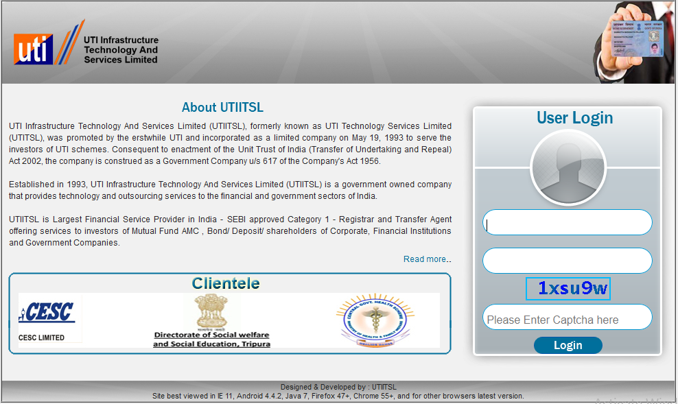pan card portal free