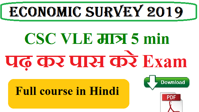economic survey question and answer
