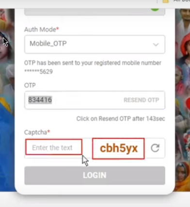 login for card details