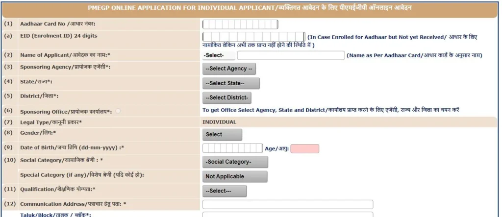 PMEGP Loan Yojana in Hindi