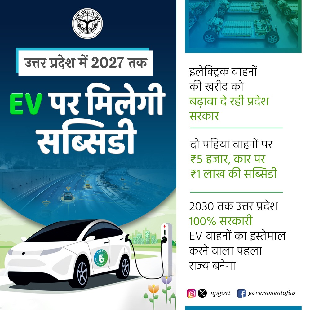 ev subsidy in up