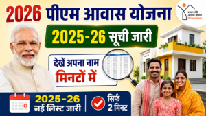 PM Awas Yojana New List 2026 जारी – ऐसे देखें अपना नाम