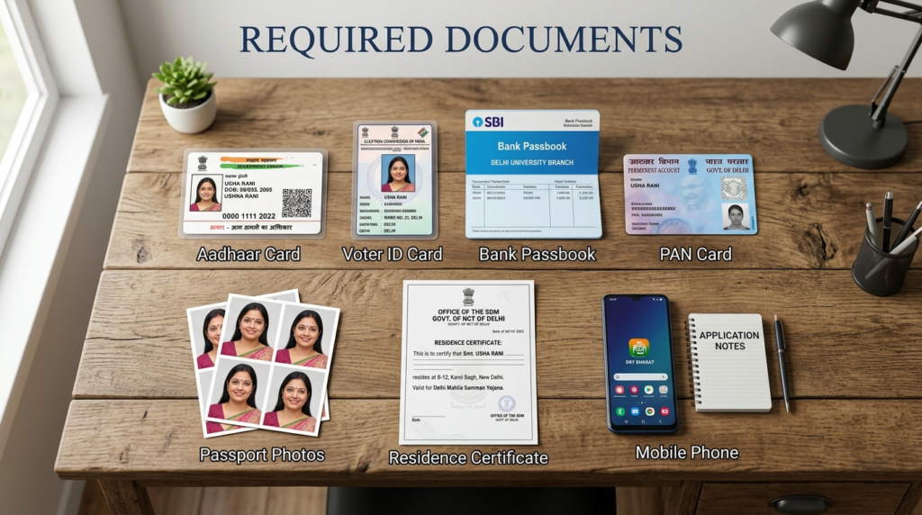 Delhi Lakshmi Yojana Documents Required