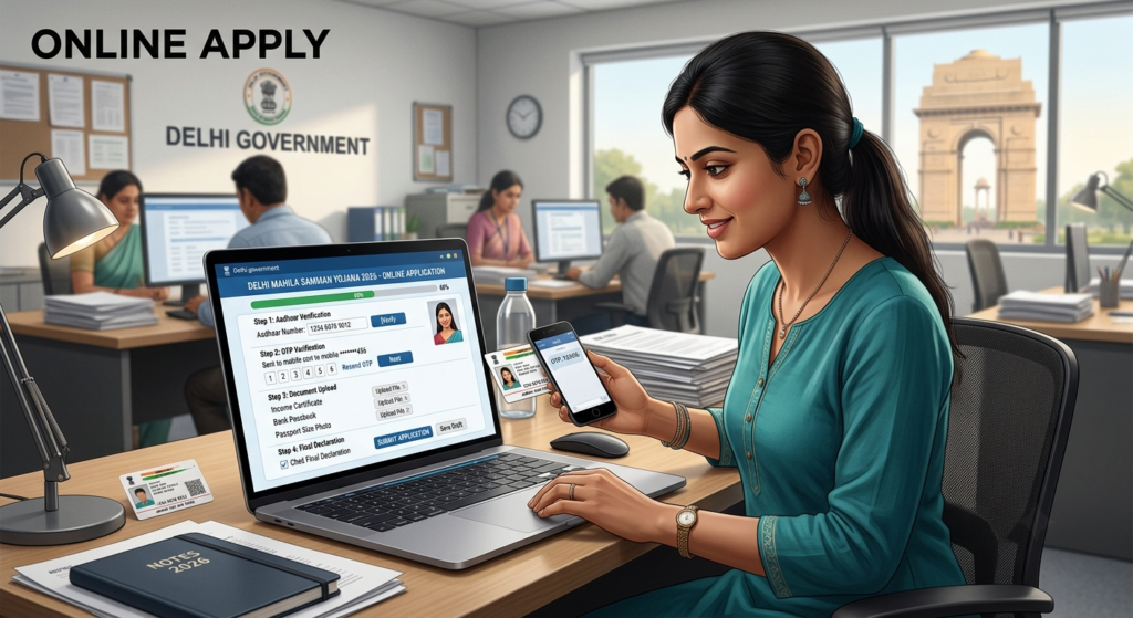 Delhi Mahila Samman Yojana Online Apply