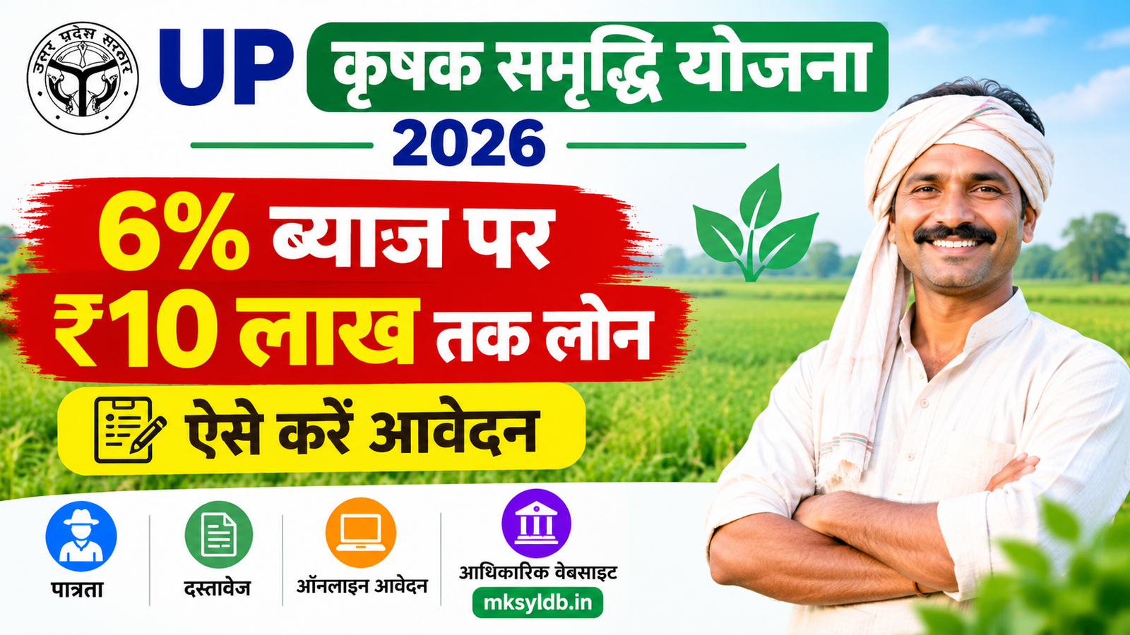 UP कृषक समृद्धि योजना 2026