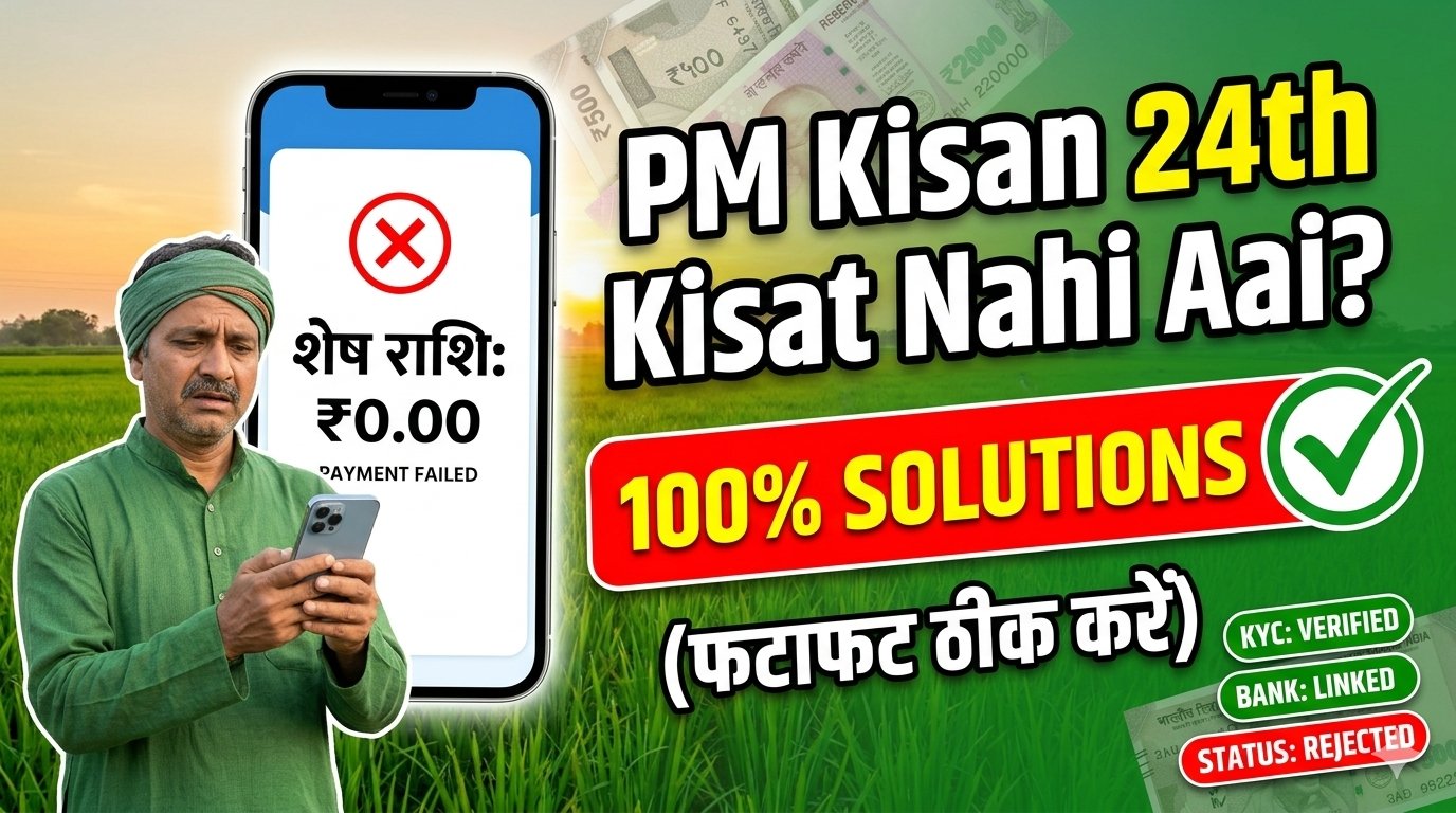 PM Kisan 24th Kisat Nahi Aai