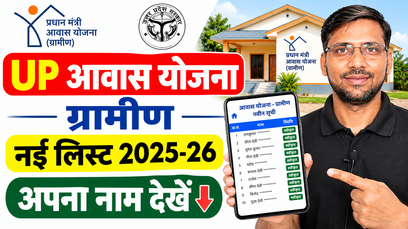 UP PM Awas Yojana Gramin New List 2025-26